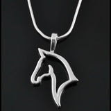 Silver Horse Necklace