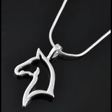 Silver Horse Necklace